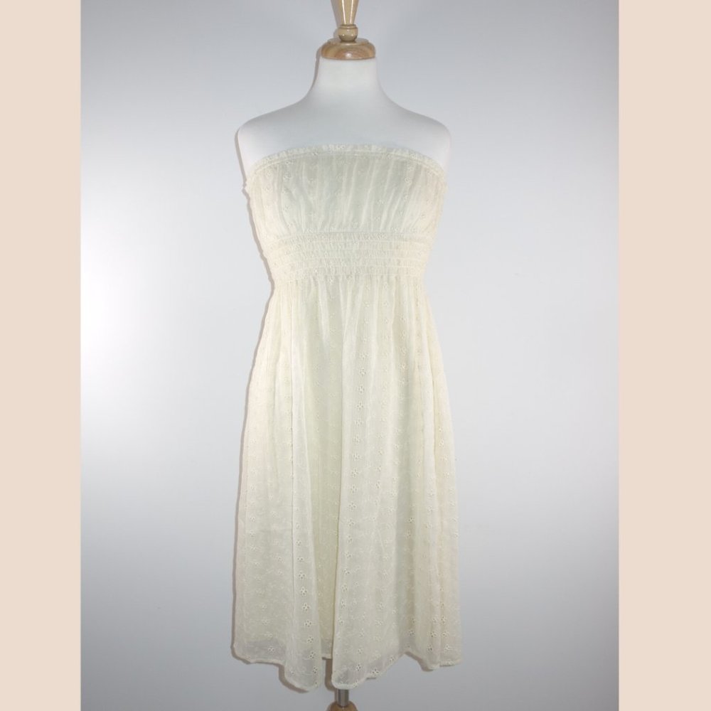 DVF Strapless Lace Dress - size 6-8